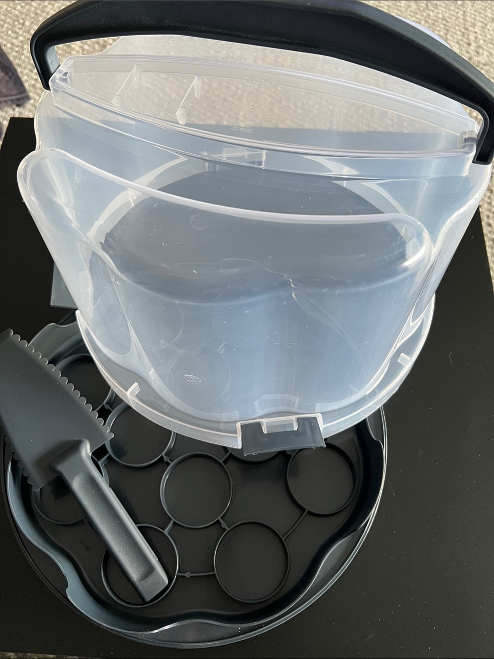 Buddeez Cake or 12 Cup Cake Storage Container and serving tool